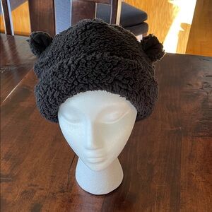 Target Black Fuzzy Kids Hat with Ears